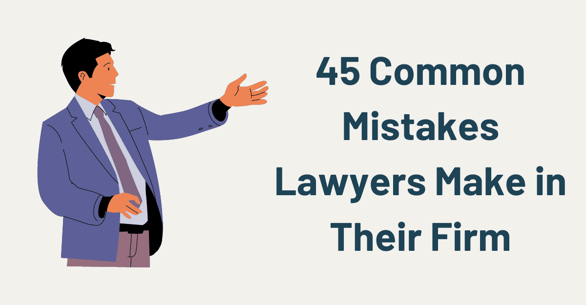 Common Lawyers Mistakes